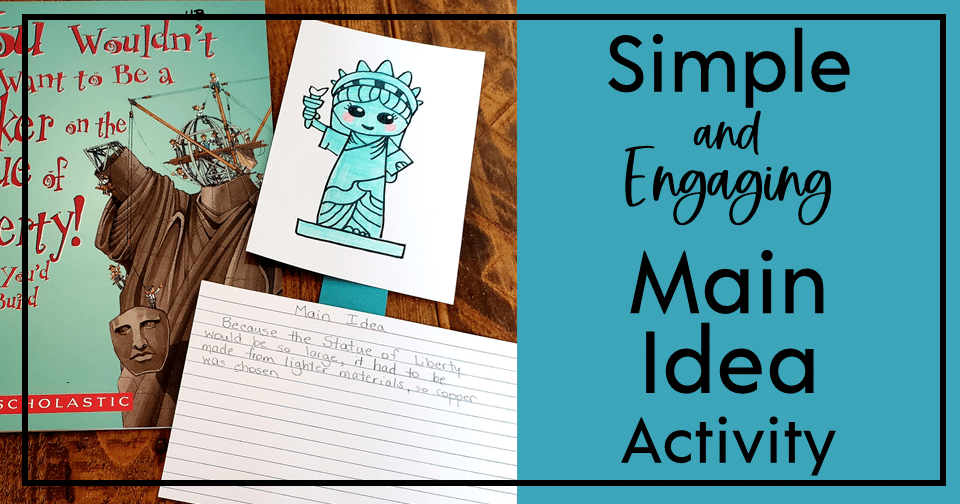 Main idea activity for reading nonfiction