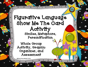 Figurative Language Show Me the Card Activity:Similes, Metaphors,Personification