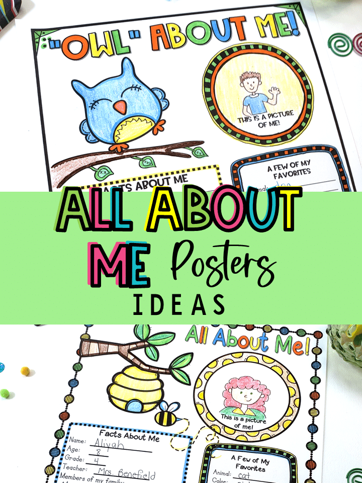 all about me poster ideas for kids