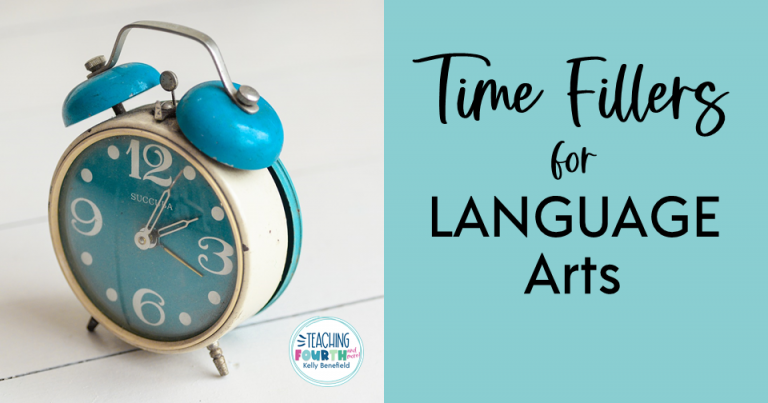 14 fabulous time fillers for language arts