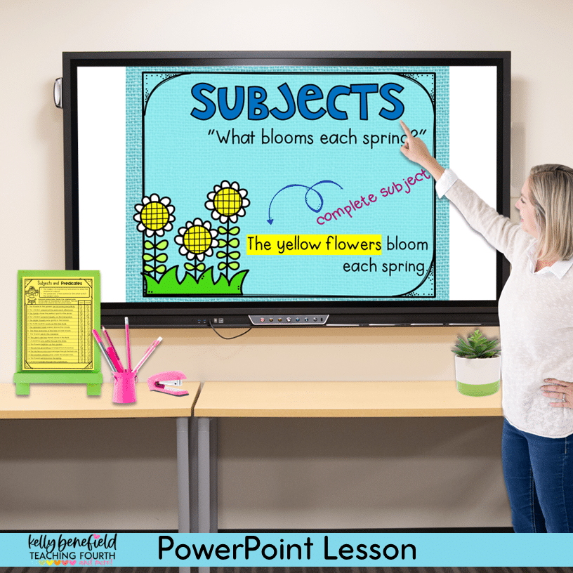 powerpoint presentation on subject and predicate