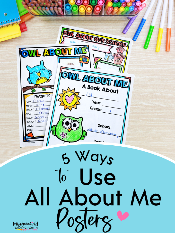 5 Ways to Use All About Me Posters for Back to School