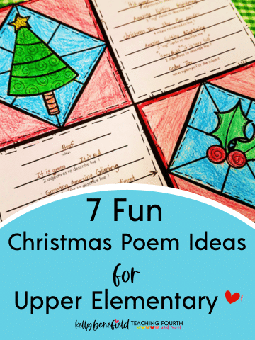 7 Fun Christmas Poem Ideas for Upper Elementary - Teaching Fourth