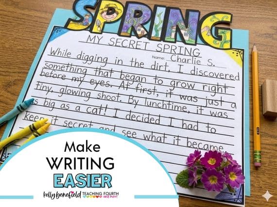 Easy Low Prep Spring Writing Activities for Upper Elementary - Teaching ...