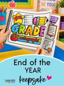 end of the year keepsakes